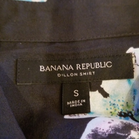 Banana Republic Flower Print Button-up Bouse - Picture 4 of 5